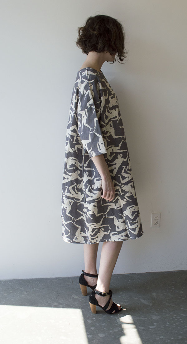 Sunja Link x Banquet Collaboration Dancing Men Print Dress Sunja Link x Banquet Collaboration Dancing Men Print Dress