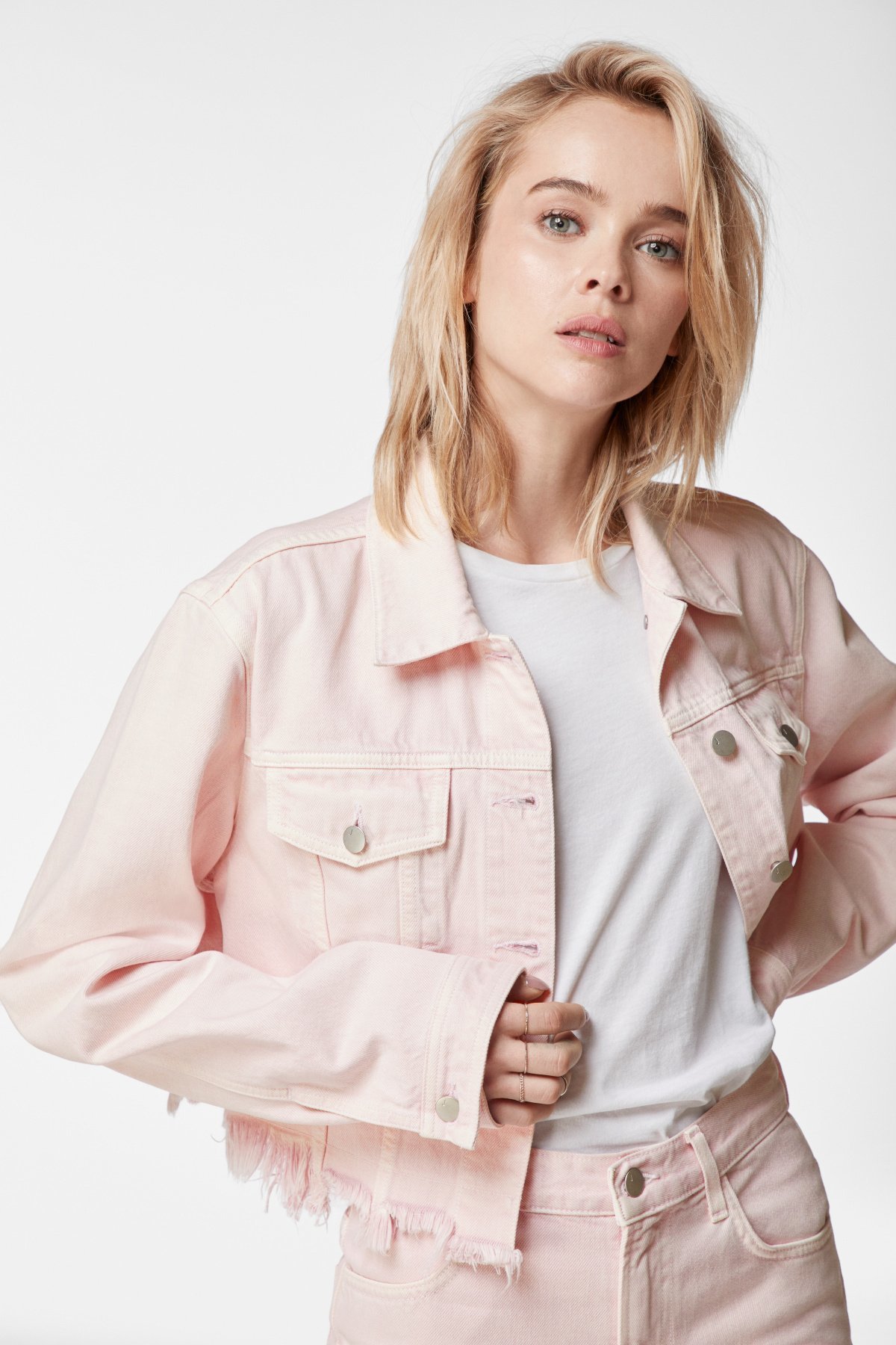 J Brand Cropped Cyra Jacket - Faded 