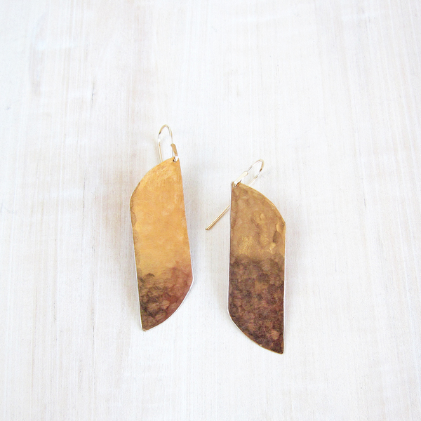 Christine Fail large shale earrings Christine Fail large shale earrings