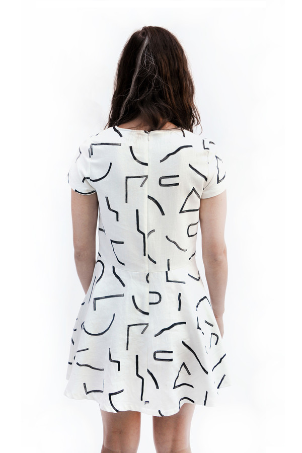 Dusen Dusen Lines Box Swing Dress Dusen Dusen Lines Box Swing Dress