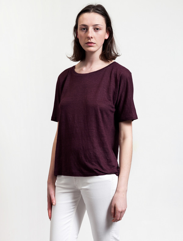 Acne Studios Nairobi Linen Aubergine Purple Acne Studios Nairobi Linen Aubergine Purple
