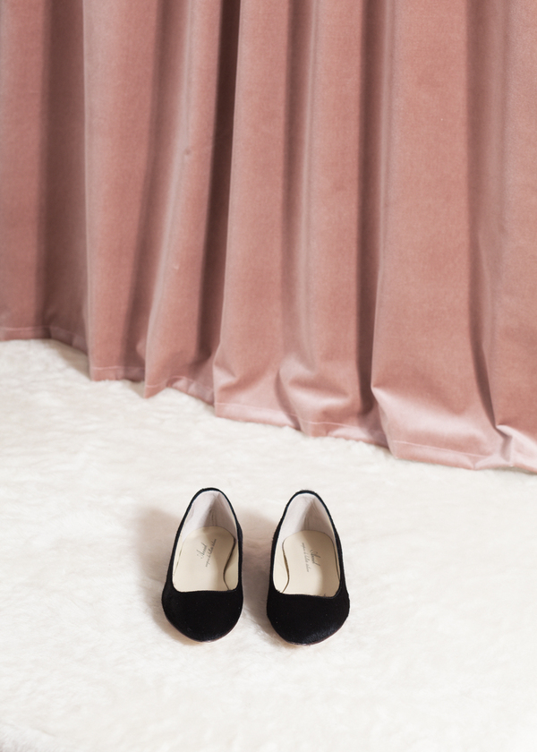 Anniel Pointed Ballerina - black pony Anniel Pointed Ballerina - black pony