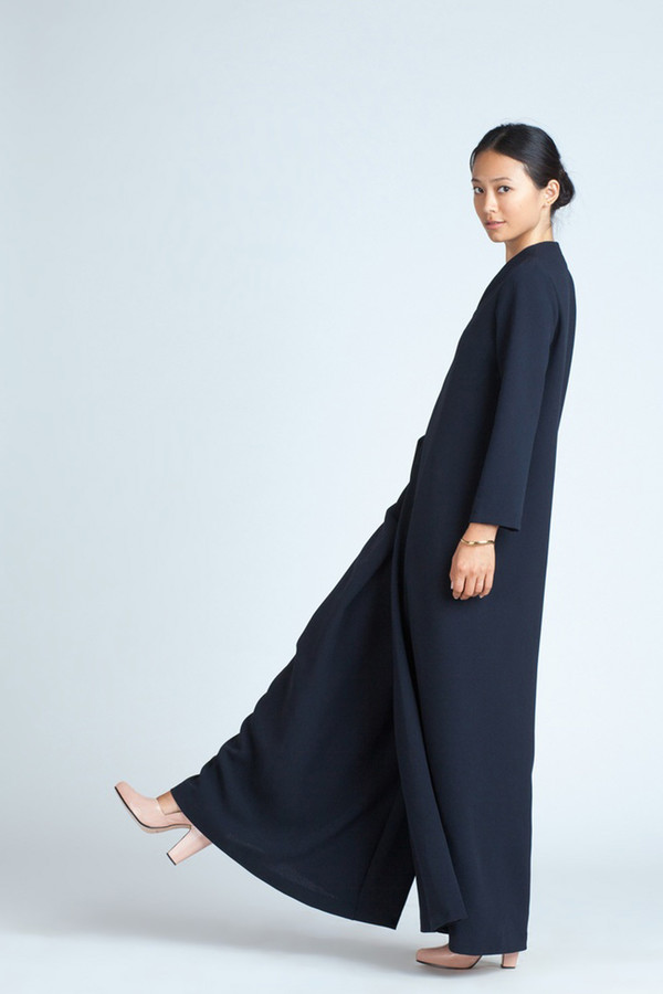 Kaarem Black Blue Long Sleeve Onesie Kaarem Black Blue Long Sleeve Onesie