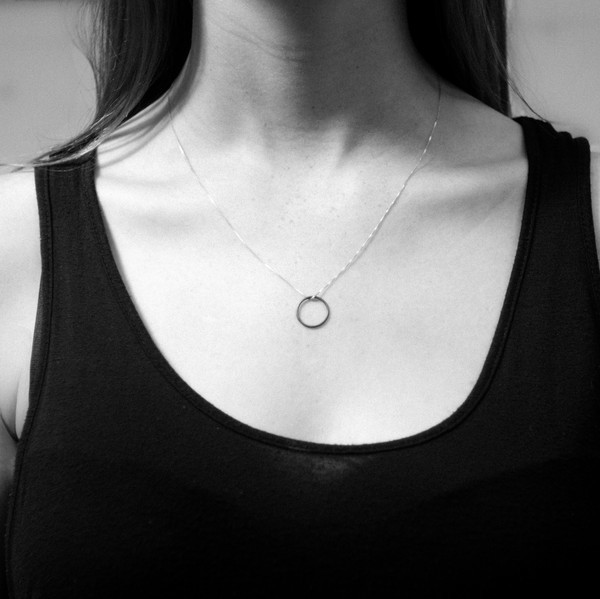 Still With You - Black Circle Necklace Still With You - Black Circle Necklace