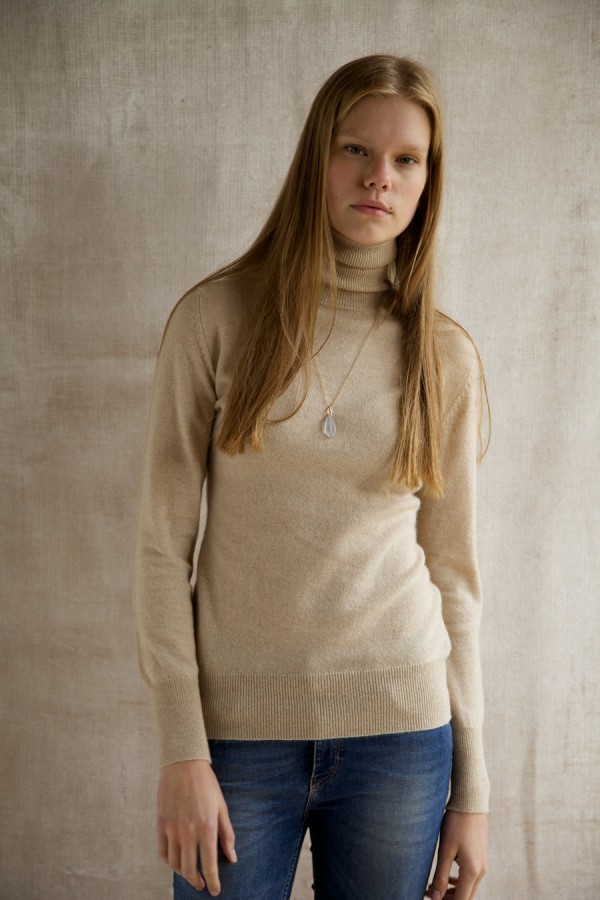 Homespun Cashmere - Filly Roll Neck Homespun Cashmere - Filly Roll Neck