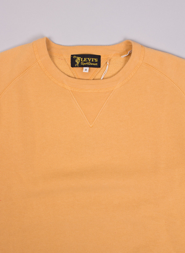 Men's Levi's Vintage Clothing 1950's Crew Sweatshirt Gold Men's Levi's Vintage Clothing 1950's Crew Sweatshirt Gold
