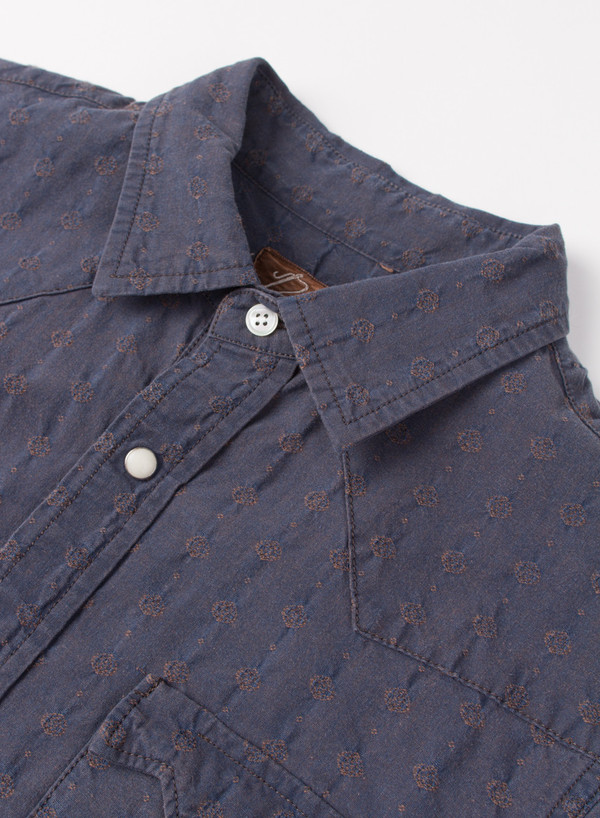 Men's Needles 3 Peaks Cowboy Shirt Polka Dot Men's Needles 3 Peaks Cowboy Shirt Polka Dot