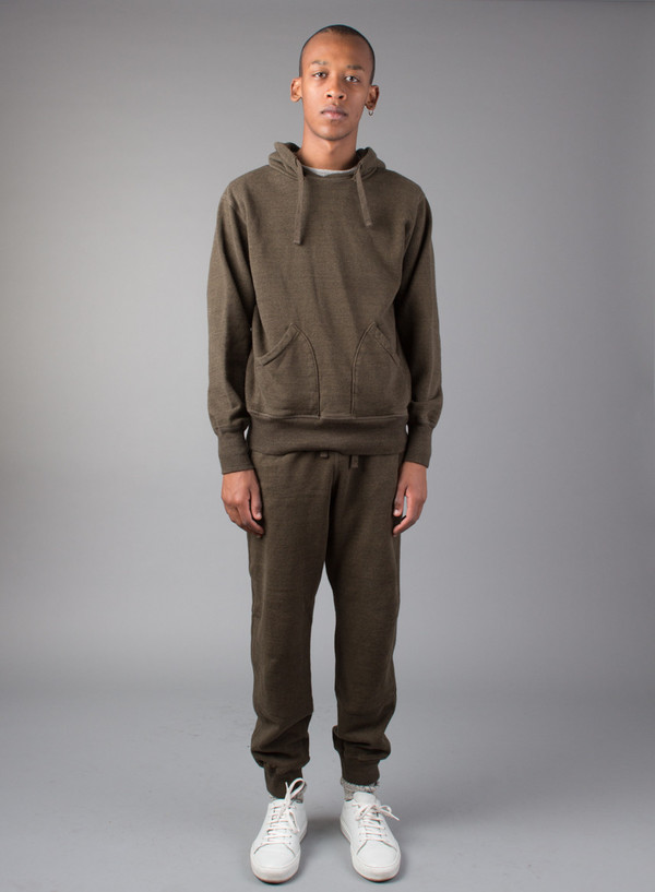Men's National Athletic Goods 40s Pullover Parka Olive Men's National Athletic Goods 40s Pullover Parka Olive