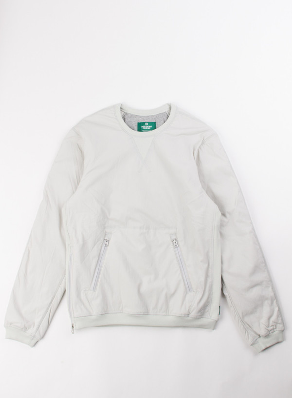 Men's Reigning Champ Alpha Insulated Nylon LS Crew / Fog Men's Reigning Champ Alpha Insulated Nylon LS Crew / Fog