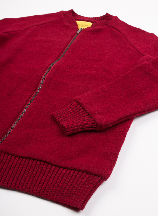 Men's Journal Boiled Cardigan Knit Biking Red Men's Journal Boiled Cardigan Knit Biking Red