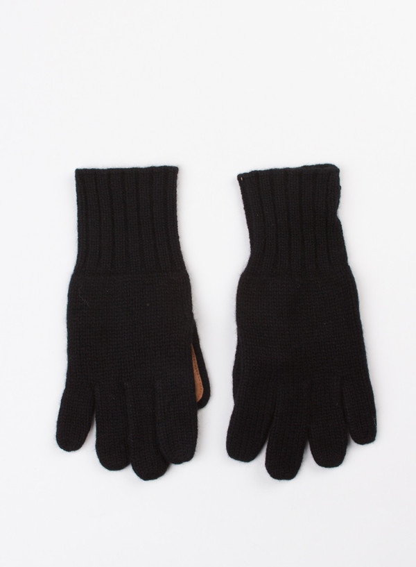 Men's Alex Mill Cashmere Leather Gloves Black Men's Alex Mill Cashmere Leather Gloves Black