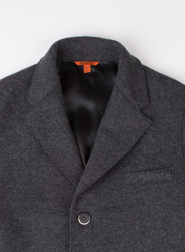 Men's Barena Coat Senser Dark Grey Men's Barena Coat Senser Dark Grey