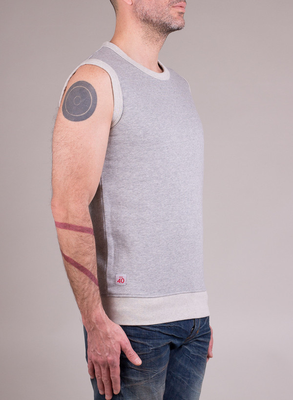 Men's Garbstore Training Vest Light Grey Men's Garbstore Training Vest Light Grey