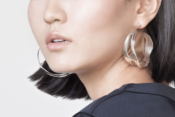 Shahla Karimi Paris Lake Large Hoop Earrings Shahla Karimi Paris Lake Large Hoop Earrings