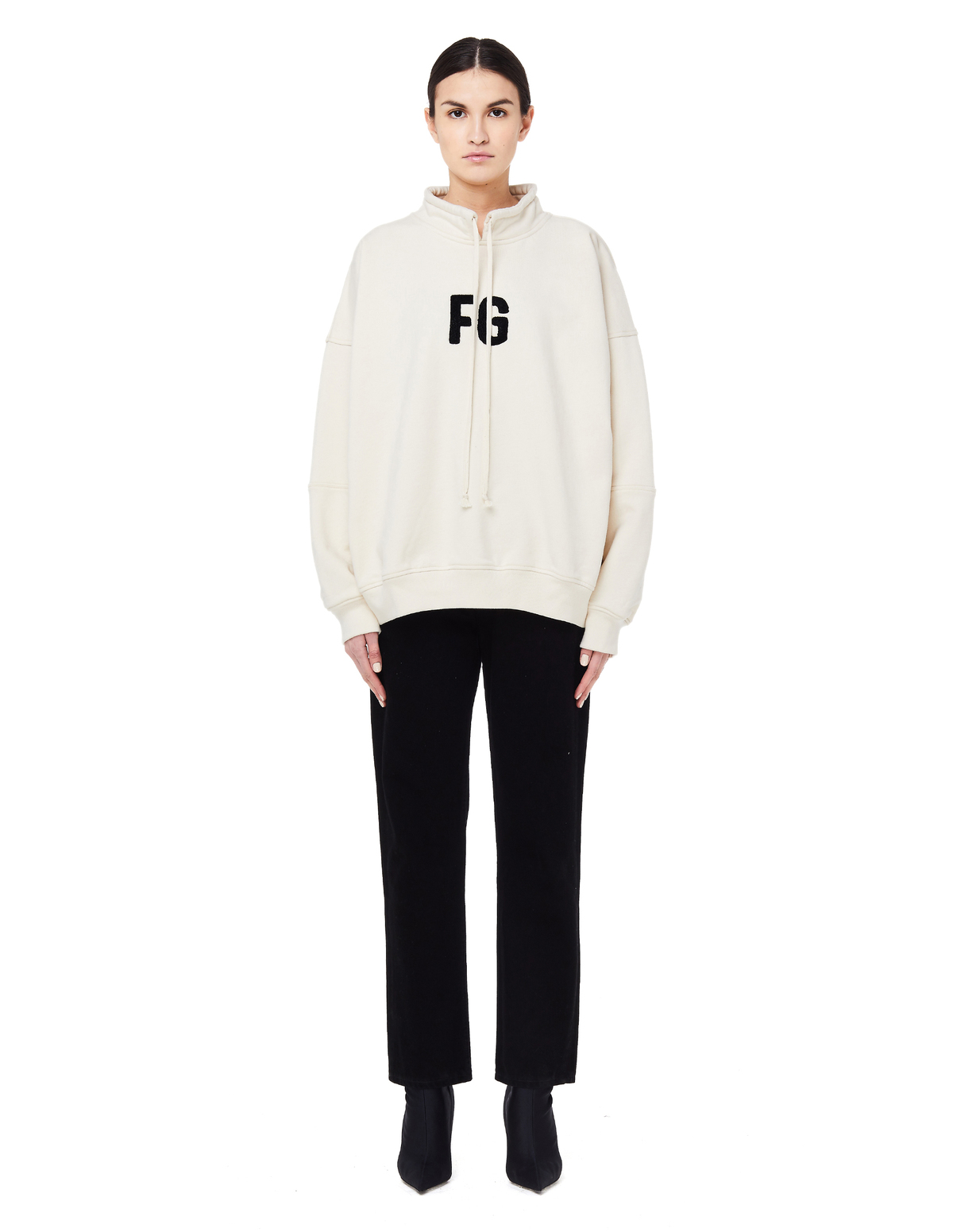 fear of god mock neck fg pullover