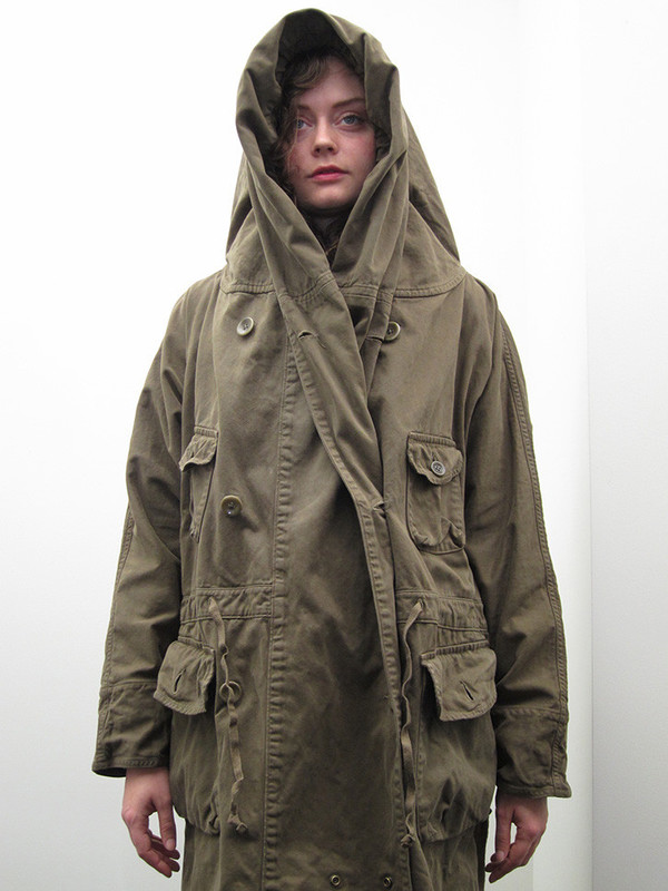 Unisex Kapital Katsuragi Tall Ring Coat, Khaki Unisex Kapital Katsuragi Tall Ring Coat, Khaki