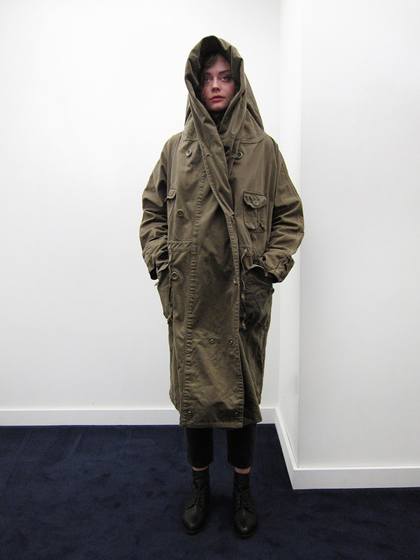 Unisex Kapital Katsuragi Tall Ring Coat, Khaki Unisex Kapital Katsuragi Tall Ring Coat, Khaki