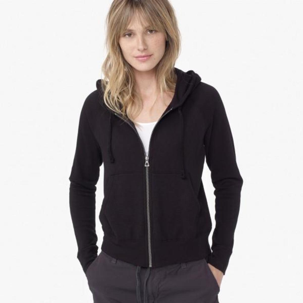 james perse sweatshirt blazer