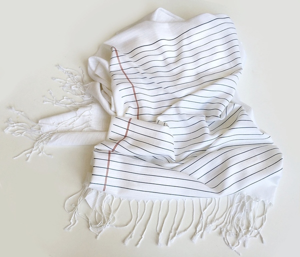 Cyberoptix college ruled scarf Cyberoptix college ruled scarf
