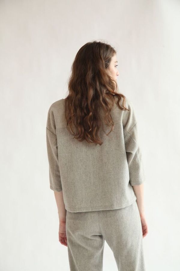 Kordal August Top - Light Grey Kordal August Top - Light Grey