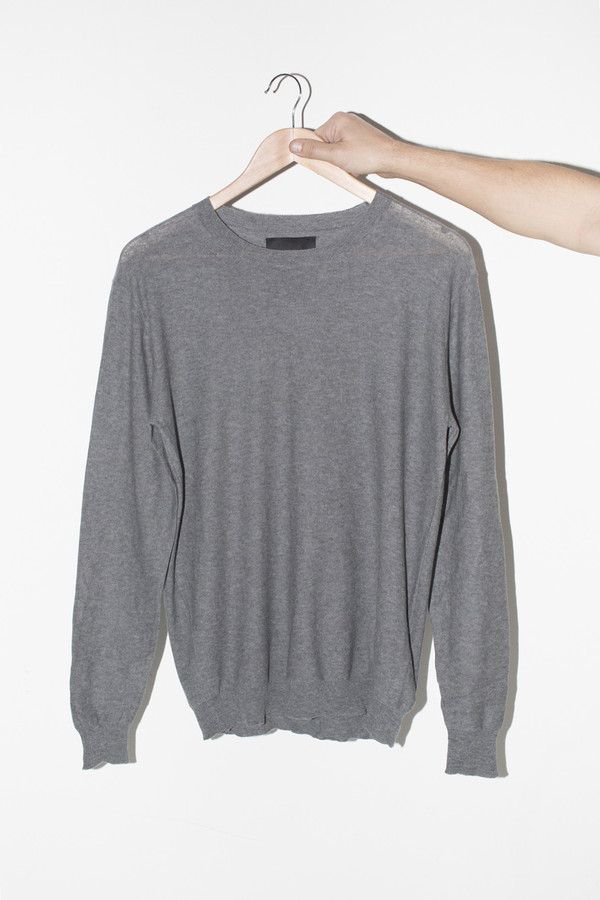 Assembly Grey Antwerp Cotton Pullover Assembly Grey Antwerp Cotton Pullover
