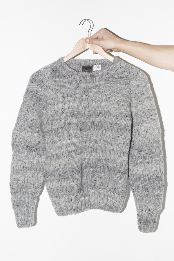 Men's Chamula Wool Crewneck Pullover - Pearl Heather Men's Chamula Wool Crewneck Pullover - Pearl Heather