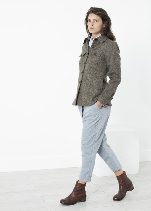 Harvey Faircloth Herringbone Shirt Jacket Harvey Faircloth Herringbone Shirt Jacket