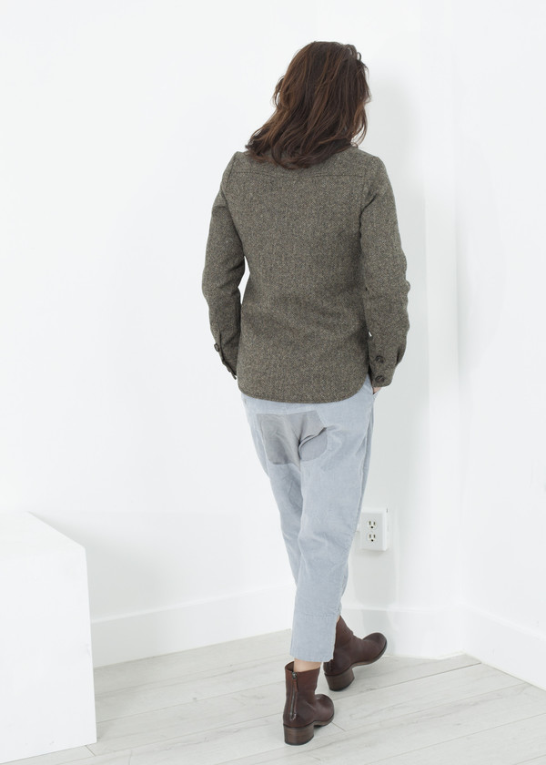 Harvey Faircloth Herringbone Shirt Jacket Harvey Faircloth Herringbone Shirt Jacket
