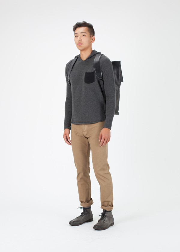 Men's Avant Toi Hooded Knit Sweatshirt Men's Avant Toi Hooded Knit Sweatshirt