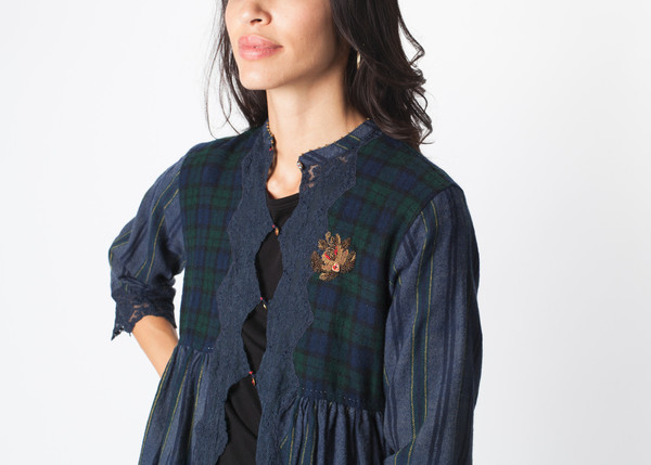 Pero Lace Flannel Button Up Pero Lace Flannel Button Up