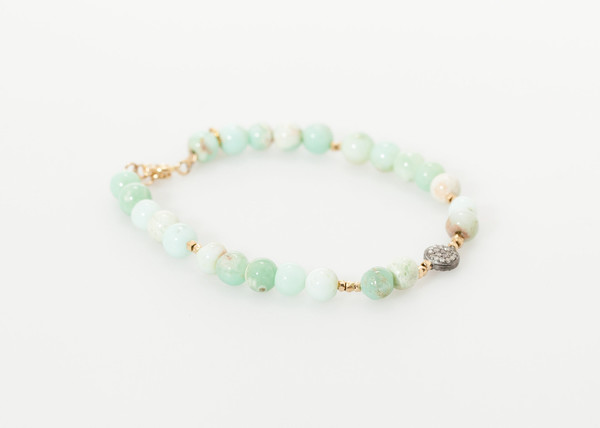 5 Octobre Leopold Bracelet in Green Chrysoprase 5 Octobre Leopold Bracelet in Green Chrysoprase
