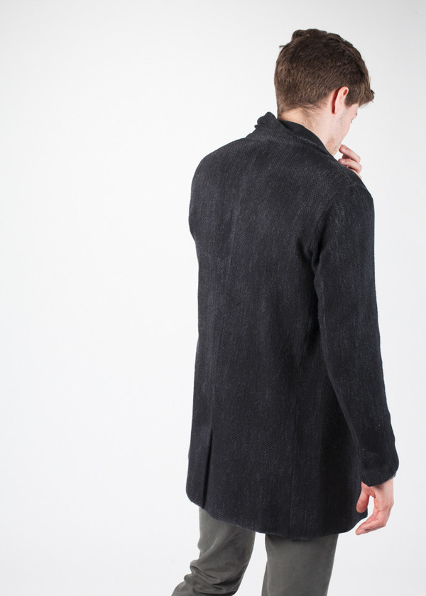 Men's Avant Toi Painted Knit Coat Men's Avant Toi Painted Knit Coat