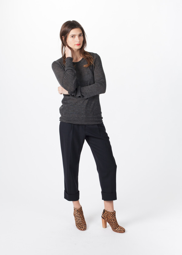 Amelia Toro Pleated Cuff Trouser Amelia Toro Pleated Cuff Trouser