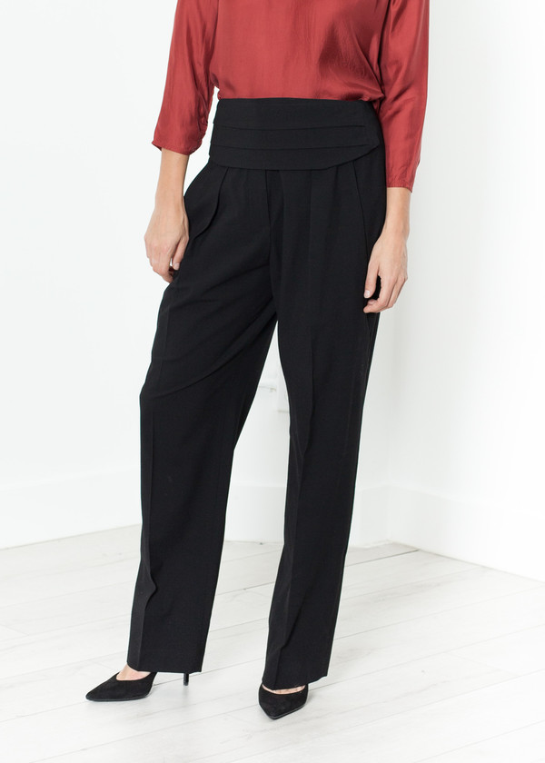 Ter et Bantine Pleated Waistband Trouser Ter et Bantine Pleated Waistband Trouser