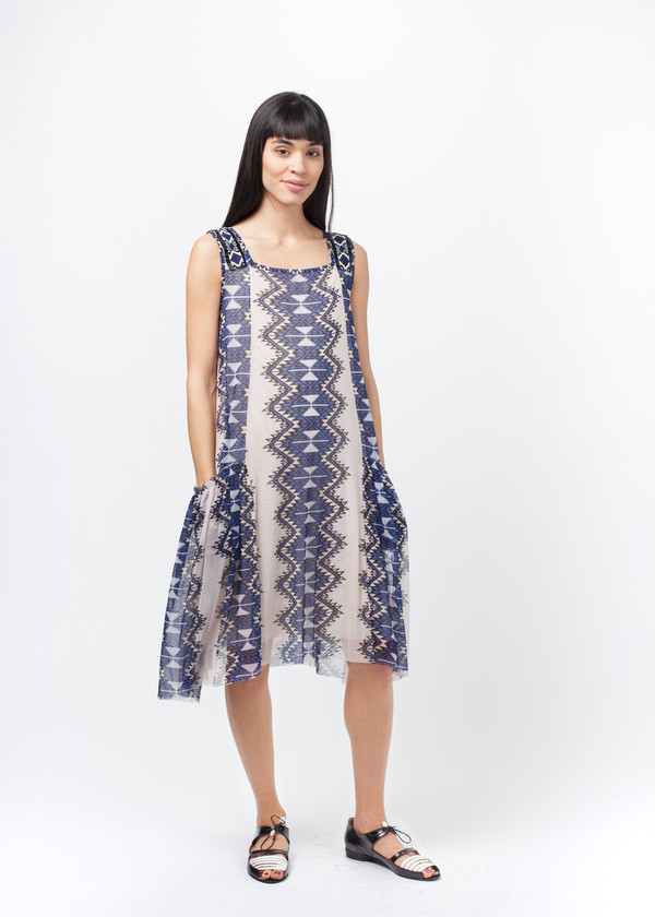 Amelia Toro Printed Tulle Jumper Amelia Toro Printed Tulle Jumper