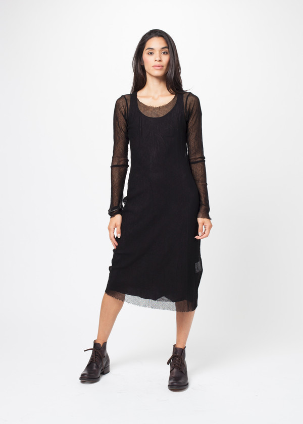 Rundholz Raw Edge Mesh Dress Rundholz Raw Edge Mesh Dress