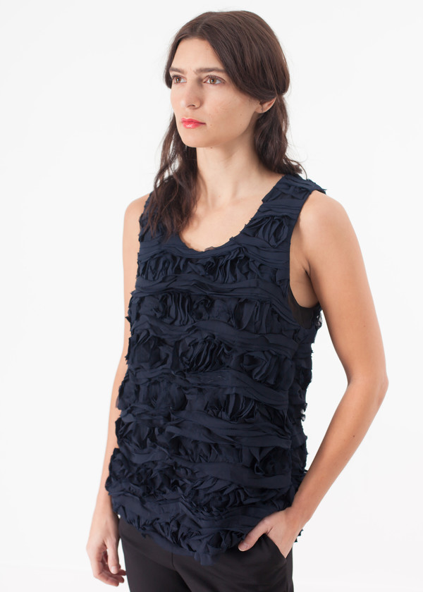 Harvey Faircloth Ruffled Tank Top Harvey Faircloth Ruffled Tank Top