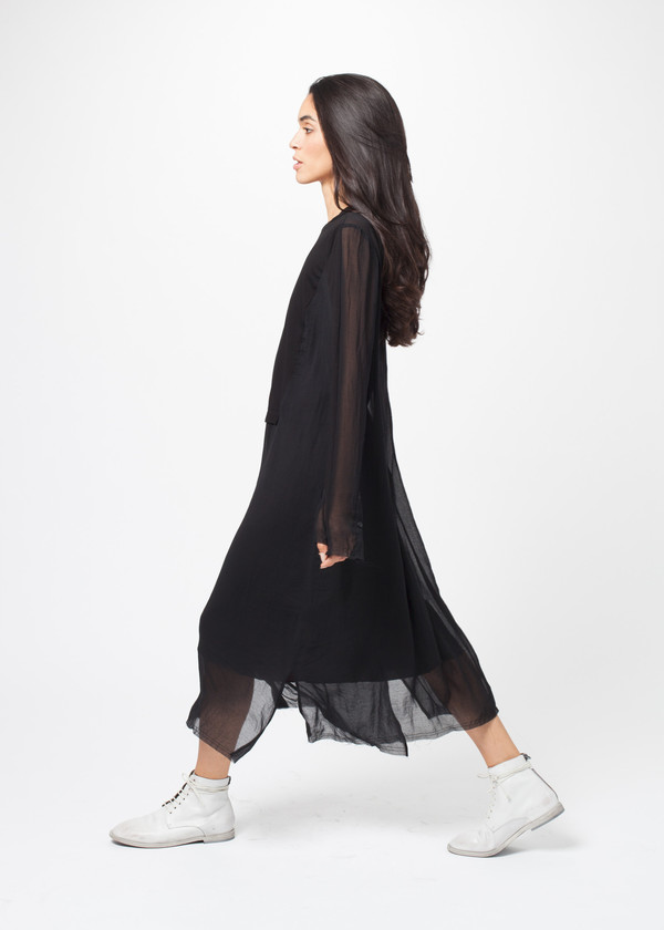 Sheer Button Dress Sheer Button Dress