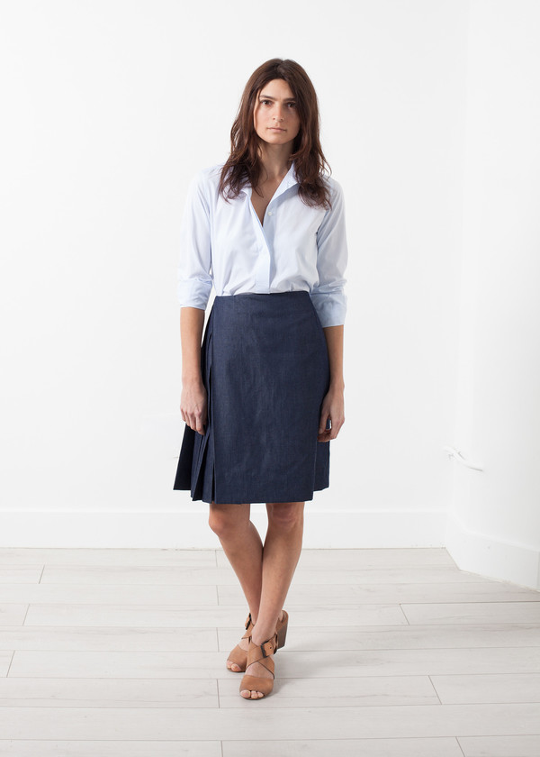 Gianfranco Scotti Side Pleat Skirt Gianfranco Scotti Side Pleat Skirt