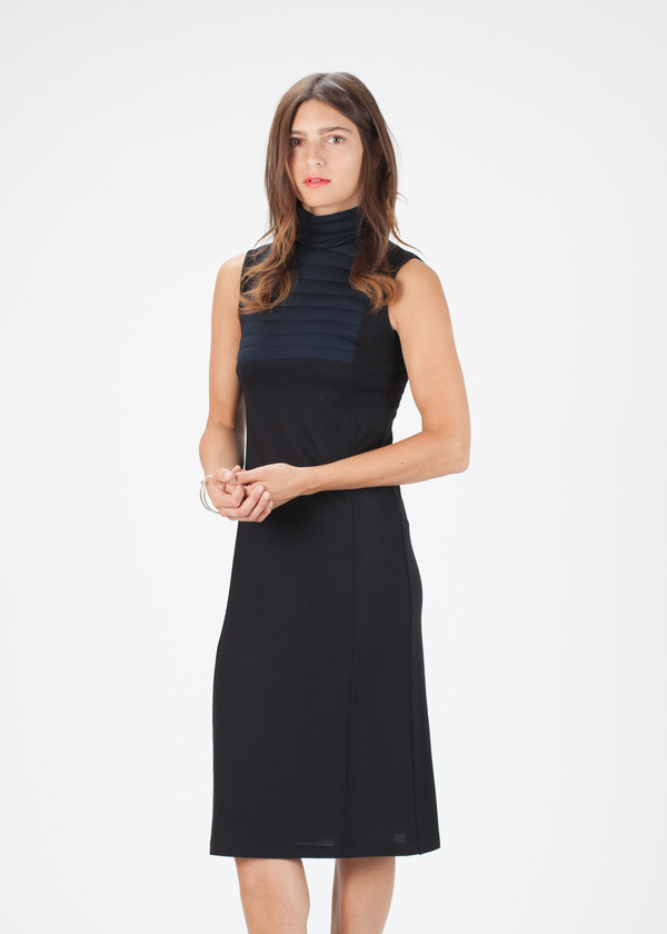 Hache Sleeveless Ribbed Dress Hache Sleeveless Ribbed Dress