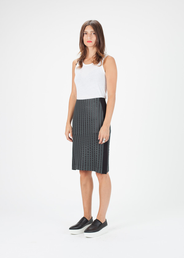 Hache Striped Skirt Hache Striped Skirt