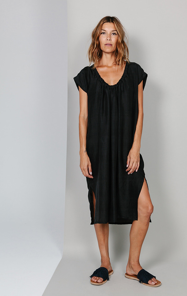 Two Handwoven silk drawstring dress Two Handwoven silk drawstring dress