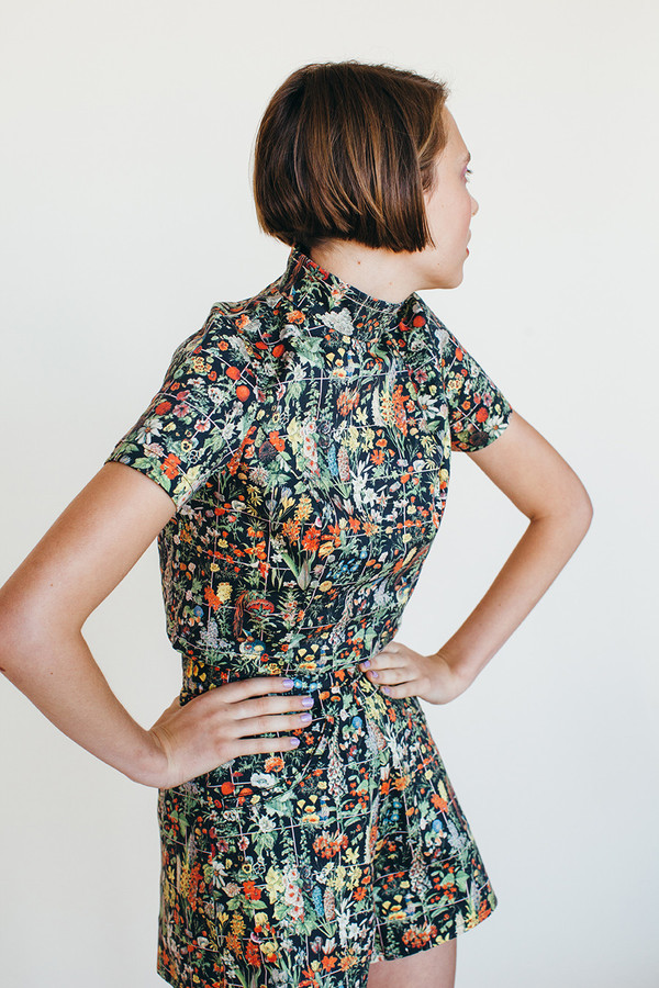 Cadet Shirt - Floral Print Cadet Shirt - Floral Print