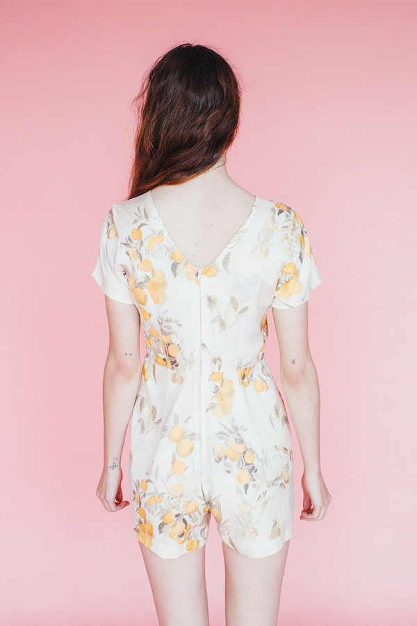 Park Romper - citrus print Park Romper - citrus print