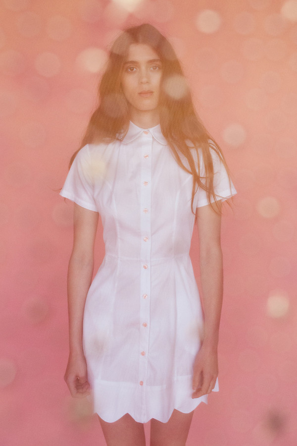 Wave dress - ivory Wave dress - ivory