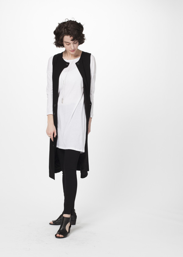 Organic by John Patrick Open Neck Shift Dress Organic by John Patrick Open Neck Shift Dress