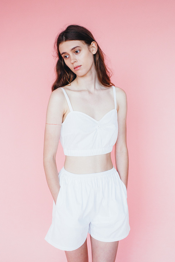 Samantha Pleet Isle Shorts - Ivory Samantha Pleet Isle Shorts - Ivory