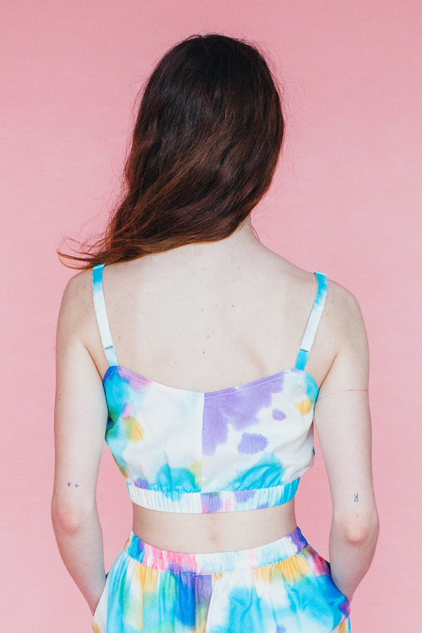 Samantha Pleet Isle tank - hand painted Samantha Pleet Isle tank - hand painted