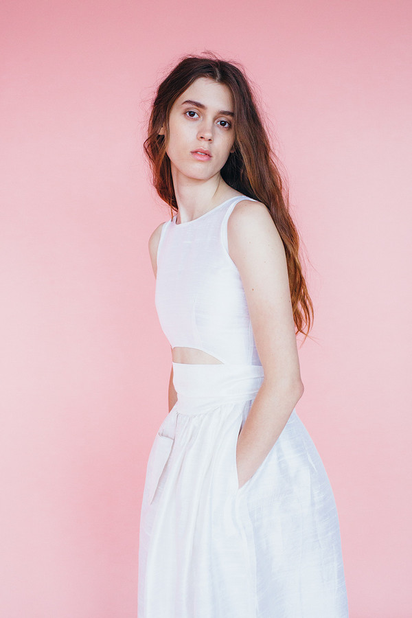 Samantha Pleet Satyr dress - ivory Samantha Pleet Satyr dress - ivory