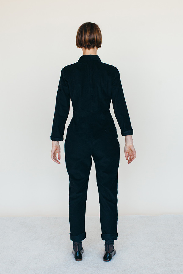 Samantha Pleet Space Suit - Black Corduroy Samantha Pleet Space Suit - Black Corduroy